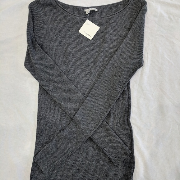 Halogen Tops - *NWT* Halogen Long Sleeved Gray Tee Size XS